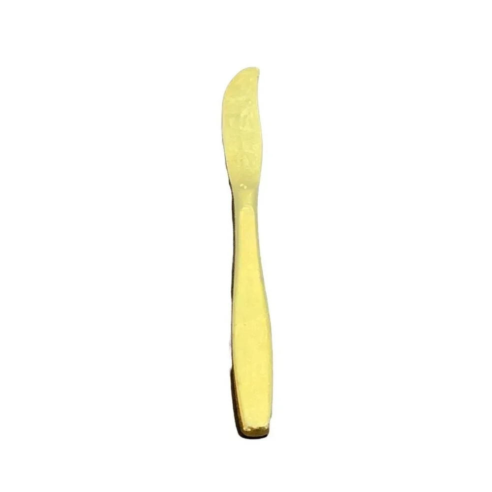 Rogers Cutlery Co. Stainless Gold USA Salad Dinner Fork Butter Knife Vintage